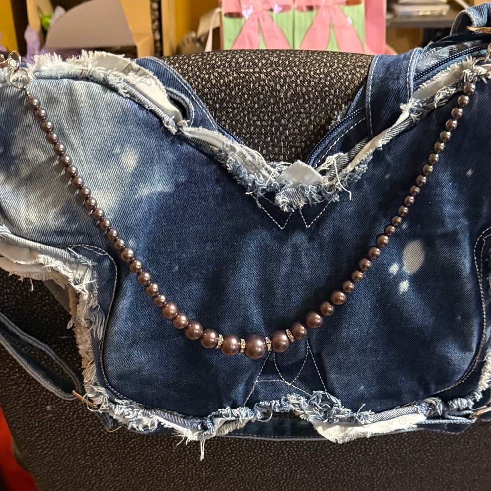 Purple and Silver Accessory for bag or large purse